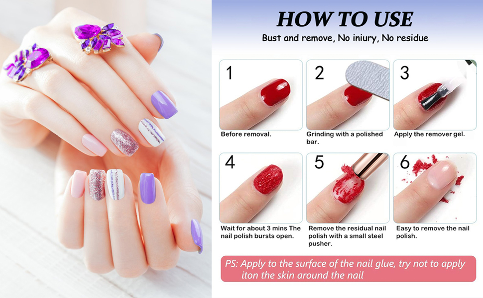 nail polish Gel remover