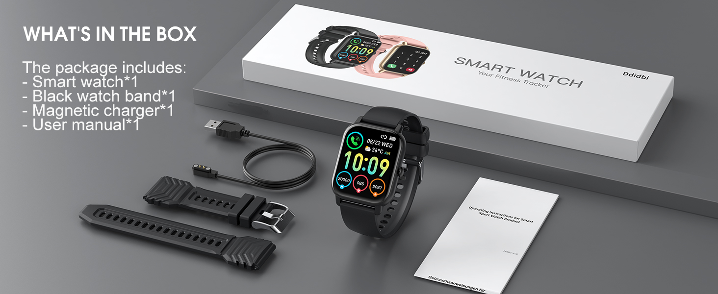 waterproof smart watches for women android watch for men smart watch strap smart watch charger