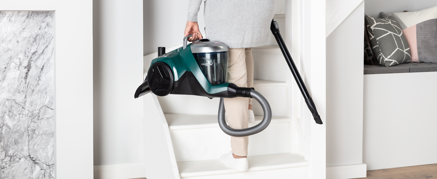 Hoover; H Power 300 Cylinder Home; HP310HM; Bagless Cylinder; Carry Handle