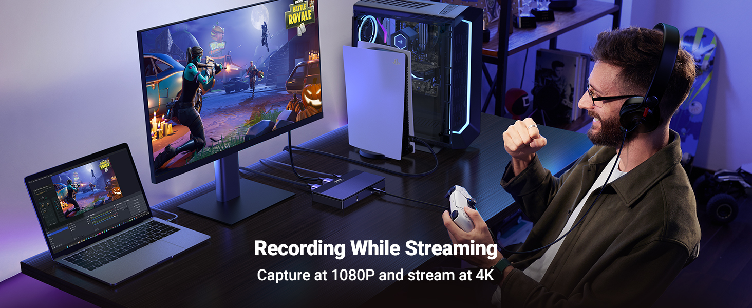 HDMI to usb c capture device