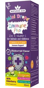 natures aid mini drops immune supplement for children, immune support for babies, immune vitamins