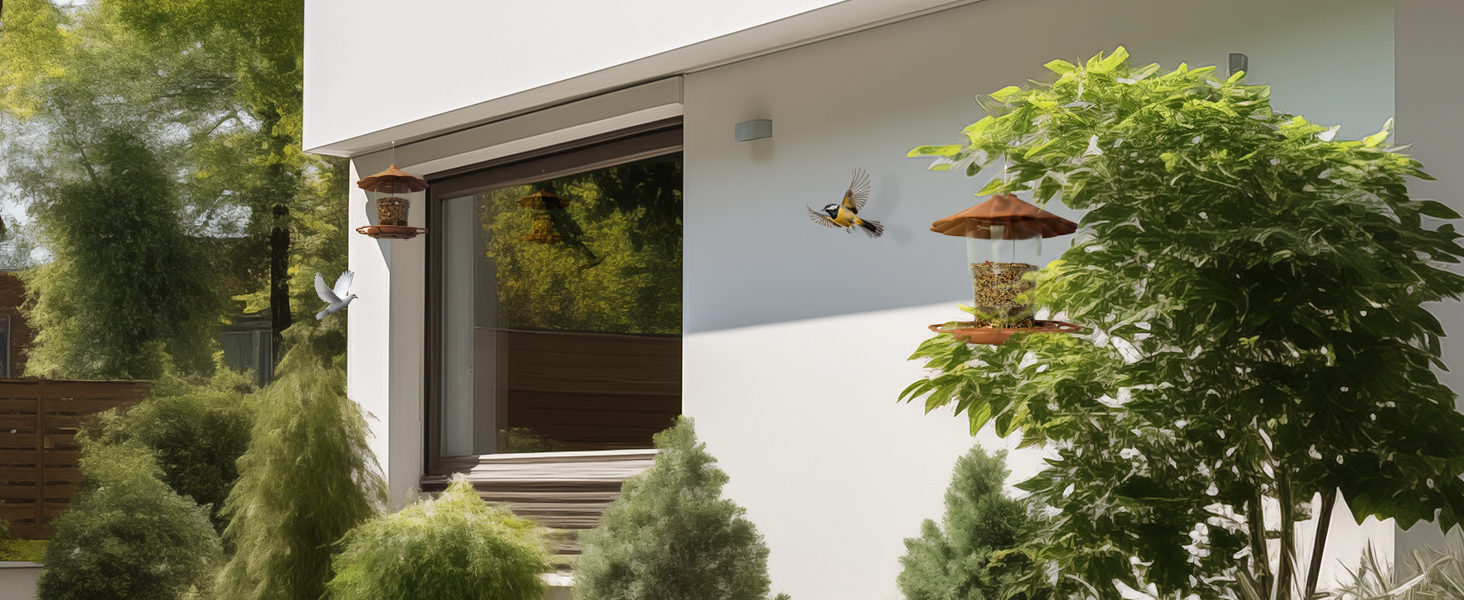 metal bird feeder
