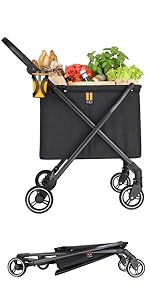 Shopping basket, shopping trolley, shopping trolley, foldable trolley, all-purpose trolley