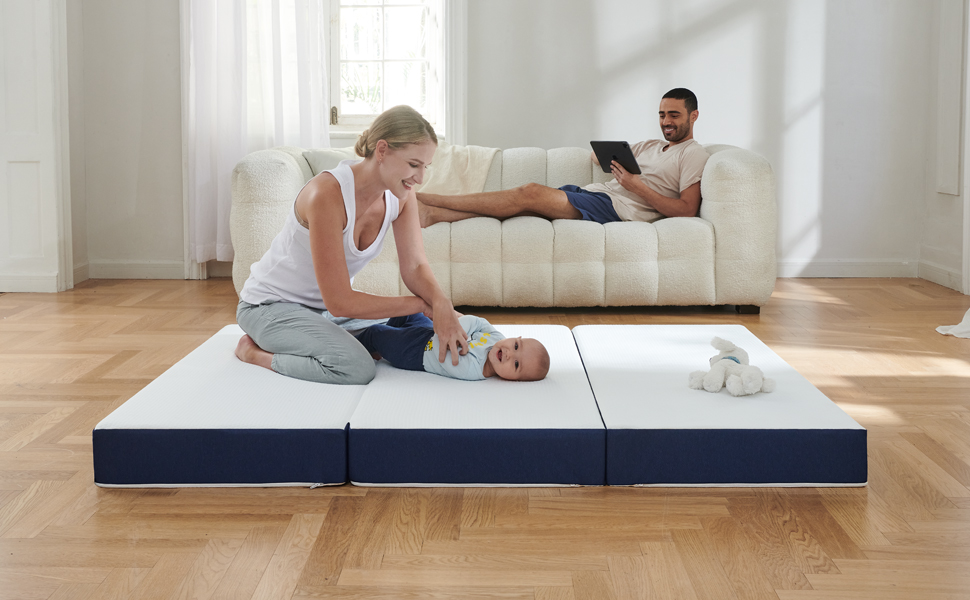 Molblly Folding Mattress Single,15 cm Foldable Mattress - Keystone 4