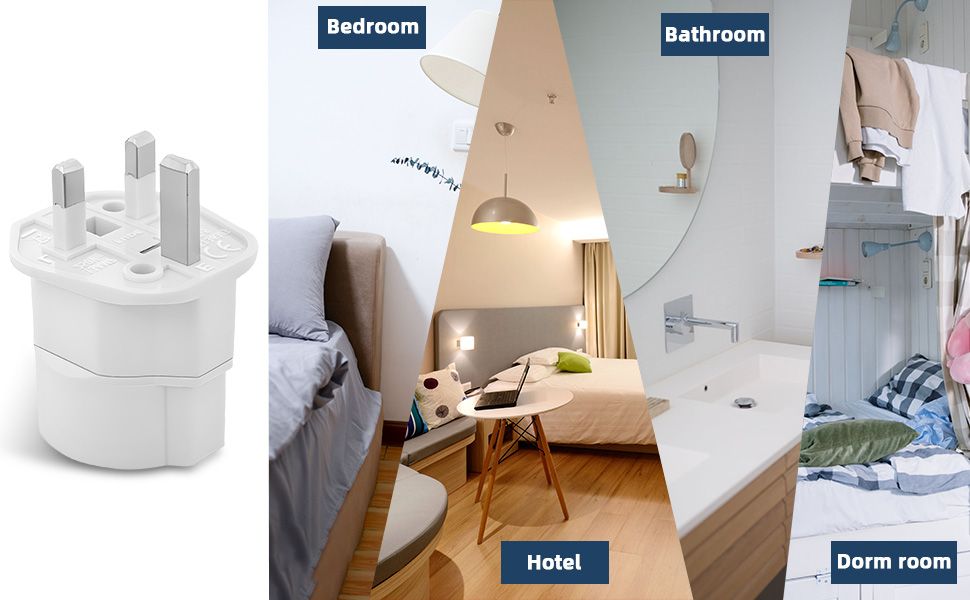 European to UK Plug Adapter