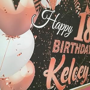 Personalised fabric happy birthday party banner backdrop background