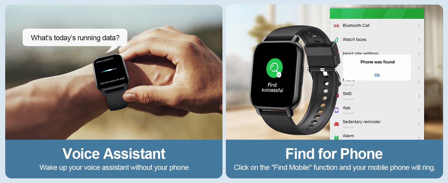 Voice Assistant、Find for Phone
