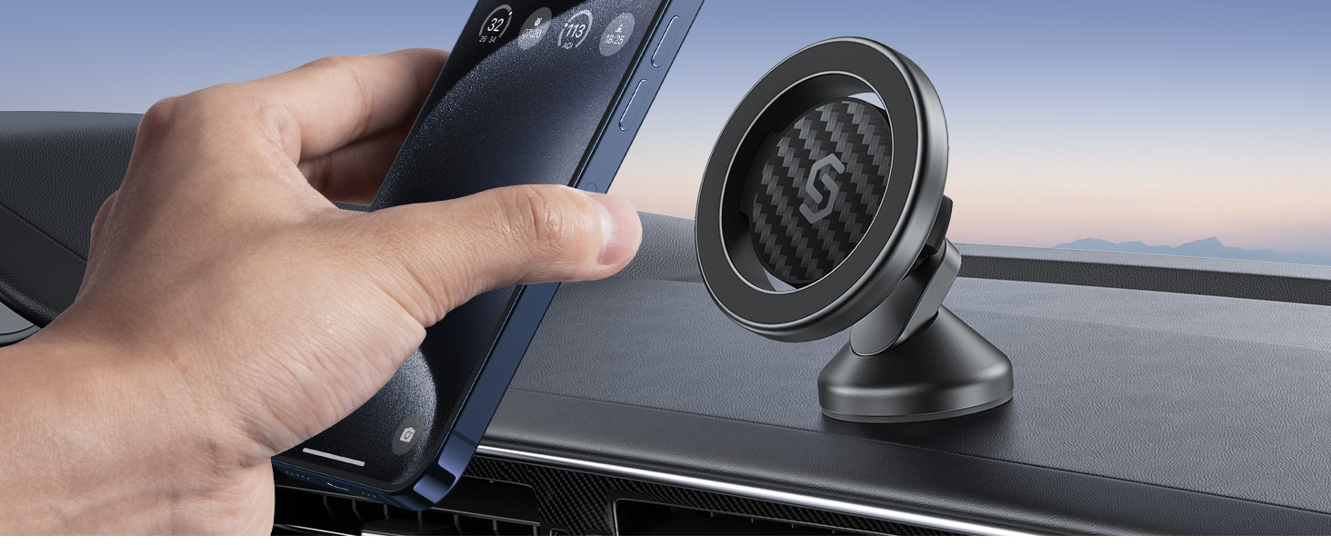 Magnetic Phone Holder for Car Dash