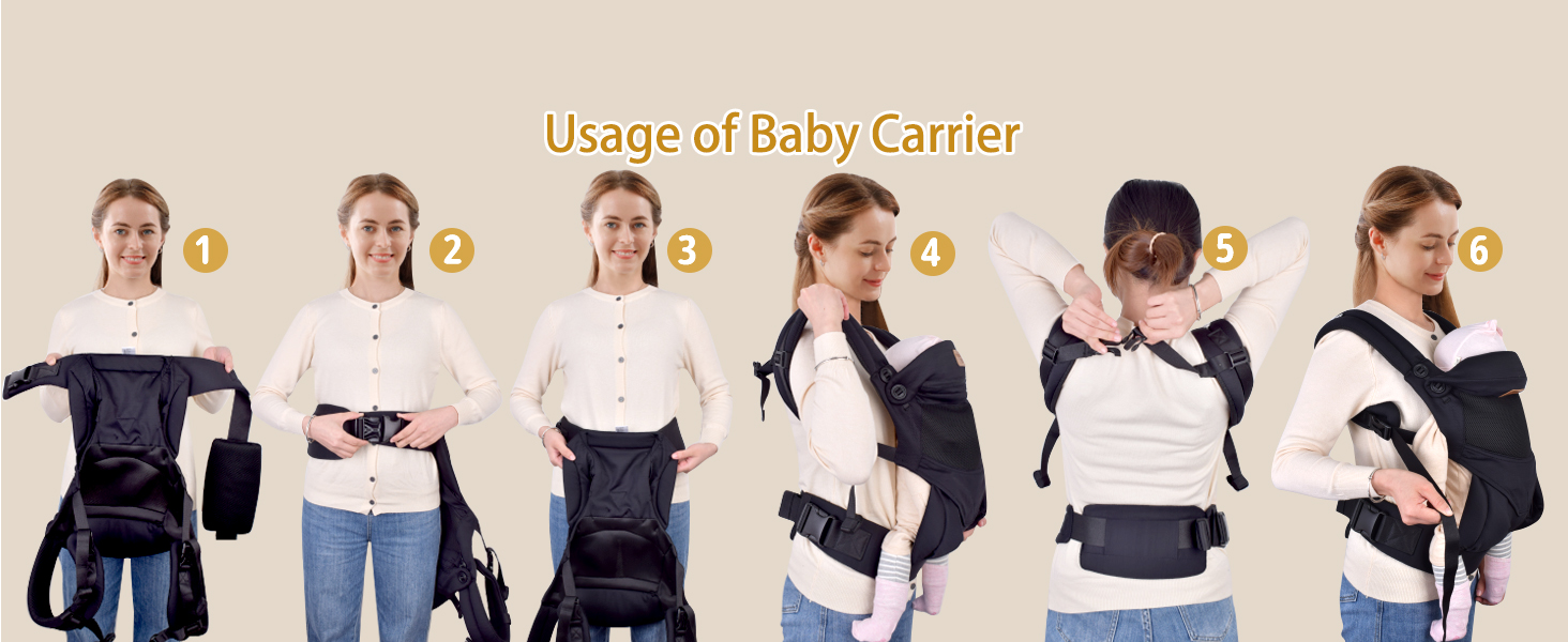 soft breathtable baby carriers