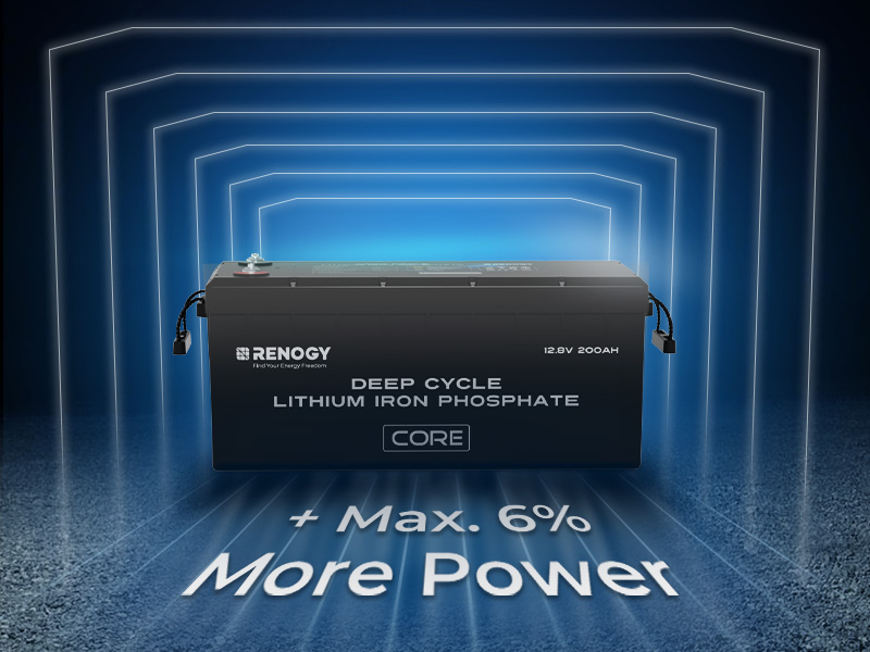 Renogy 12V 200Ah Core Series Deep Cycle Lithium Iron Phosphate Battery
