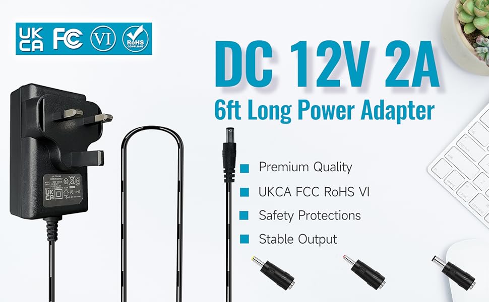 12V 2A POWER SUPPLY ADAPTER