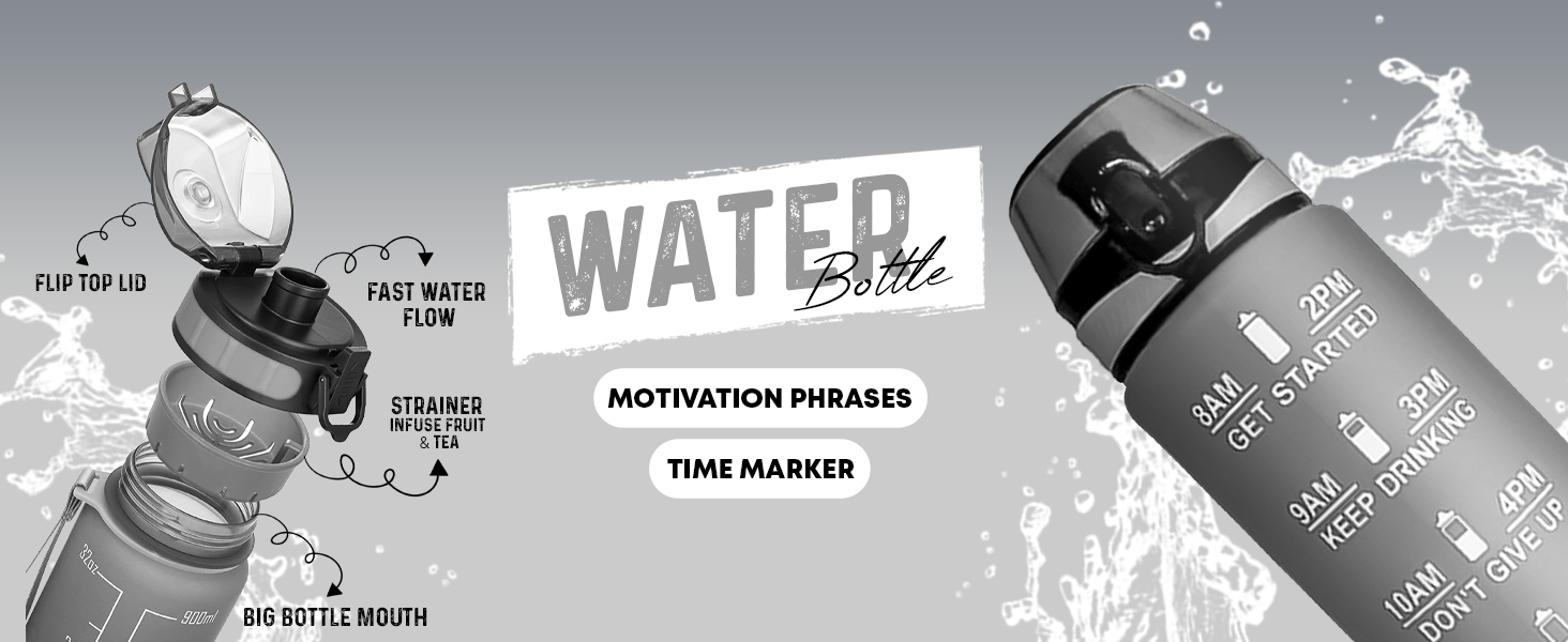 water bottles