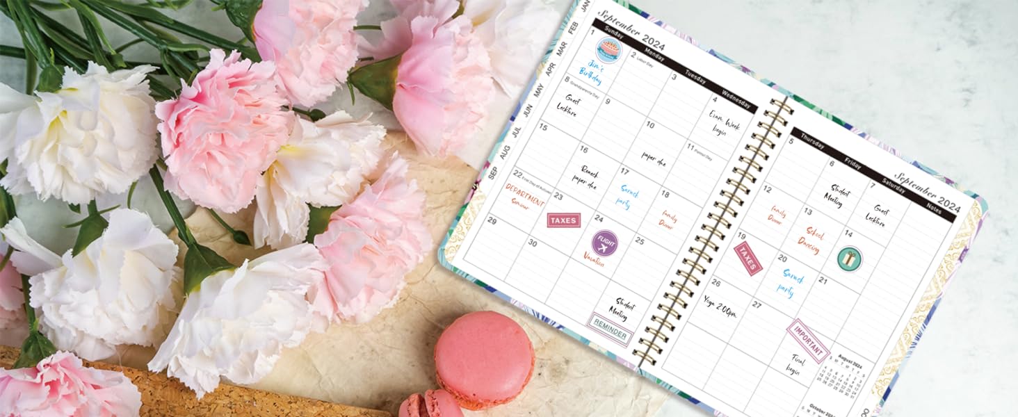 teacher planner 2023-2024 diary weekly academic diary school monthly planner notebook week to view