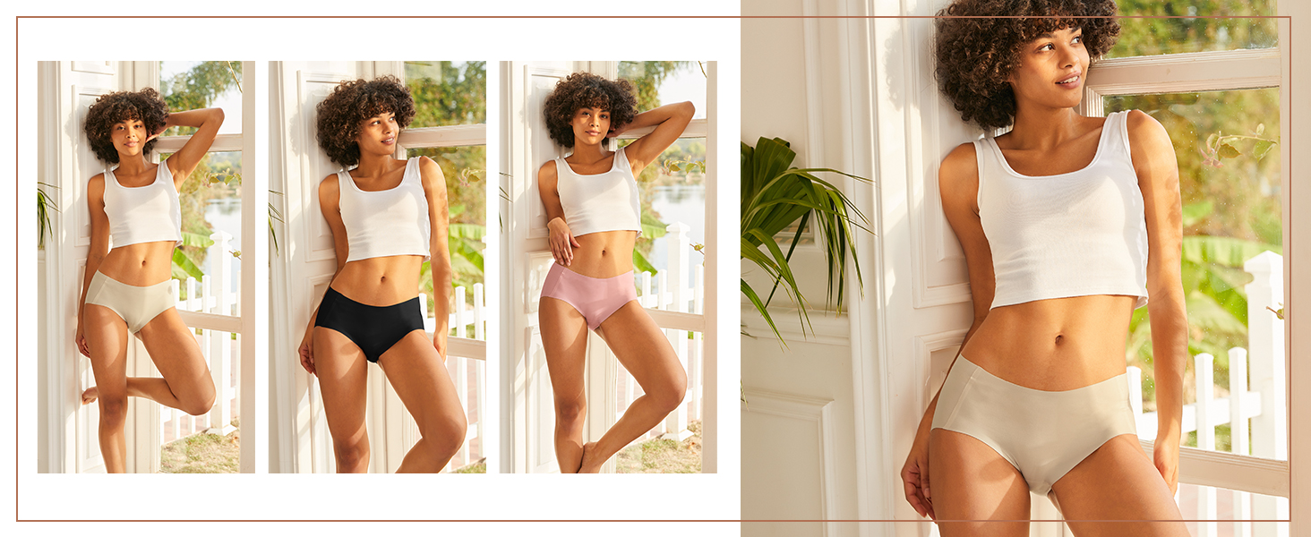 no visible panty line hipster panties