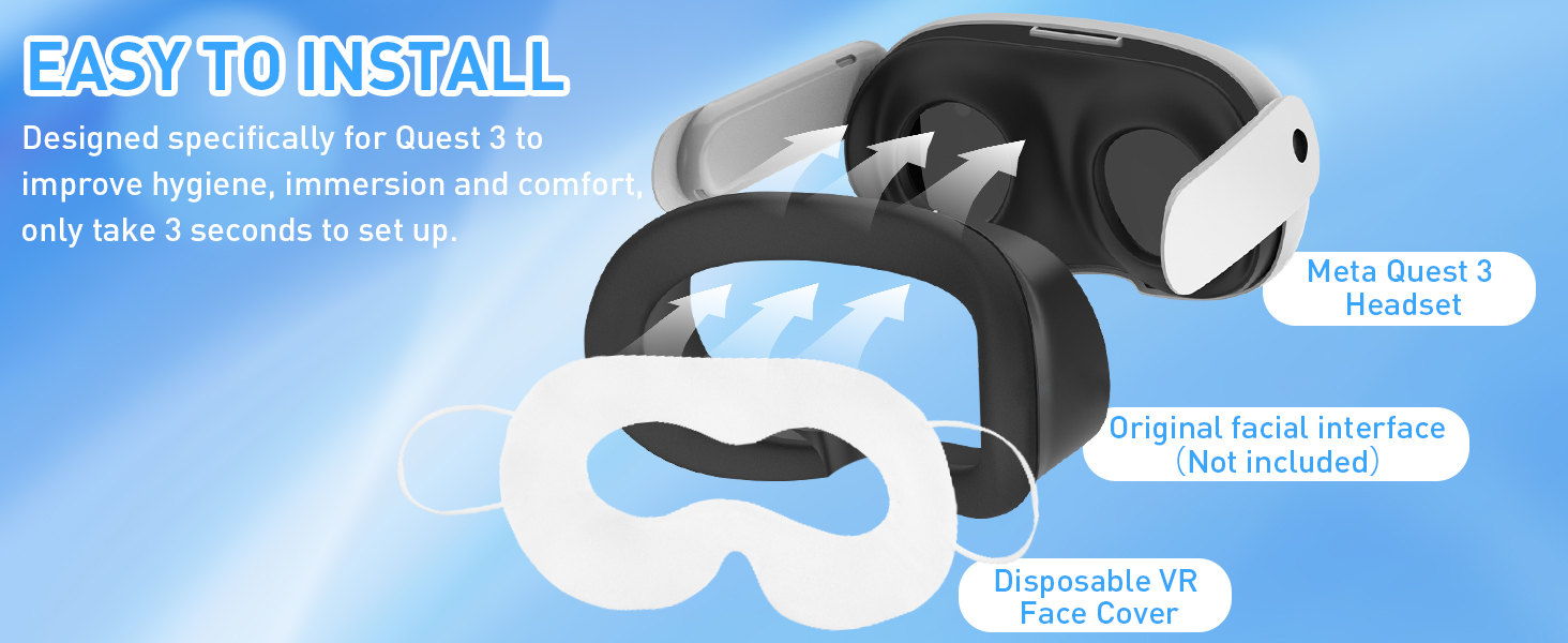Disposable VR Face Cover Pad