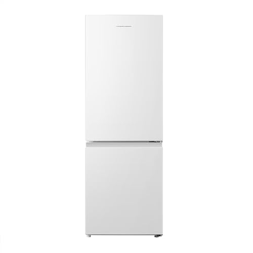 Fridgemaster MC50175A 50cm Freestanding 60/40 Fridge Freezer - 175-litre capacity with Crisper box - Reversible Door - LED Lighting- 4 Star Freezer Rating - White - E Rated            [Energy Class E]