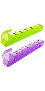 weekly pill box 7 day