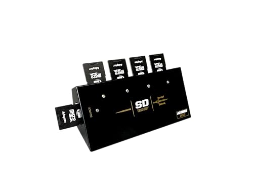 EZ DUPE 1 to 4 SD Trident - 4 target autostart standalone SD/MicroSD/TF memory card Duplicator/copier/cloner (DM-ACM-5SD04BK)