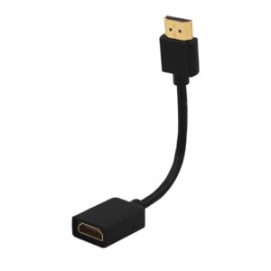 Pipestation HDMI Extension Cable – 14cm | HDMI Extender HDMI Lead HDMI Adapter | HDMI Male to Female | Short HDMI Cable HDMI Connector compatible with TV Laptop TV Stick Roku Stick PS5 PS4 Xbox