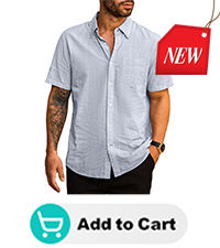 mens casual shirts short sleeve