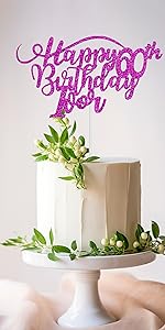 Happy Birthday Cake Topper