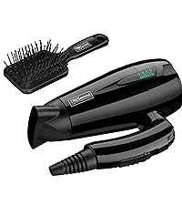 Tresemme Folding Travel Hair Dryer, free hair brush, smooth drying, portable