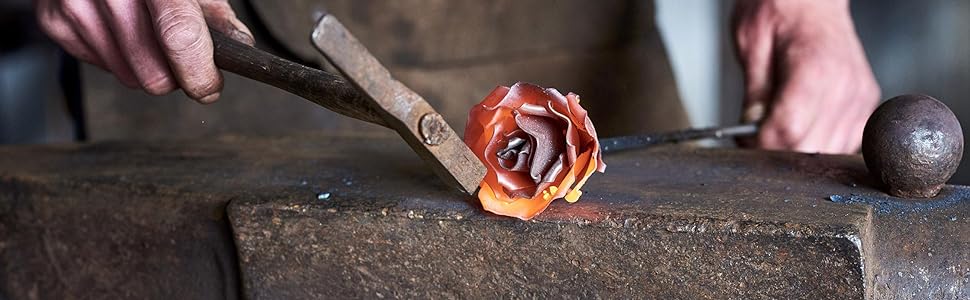 handforged rose, craft, eternal rose, beautiful rose, wedding anniversary present, eternal present