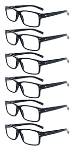 6 reading glasses