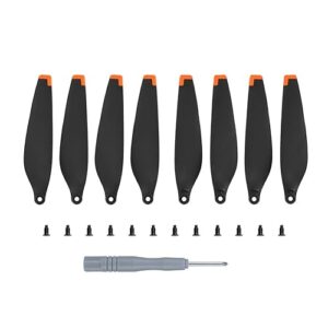 ARVALOLET 8pcs Propeller Blade Spare Parts Replacement Blades Props Wings with Screw Accessories Light Weight for D-JI Mini 3 Drone Accessories Exclusive Screws & Screwdrivers Tips