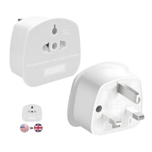 1Pack US to UK Plug Adapter