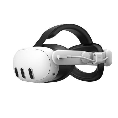 KIWI design SPC Battery Head Strap 6400mAh Compatible with Meta Quest 3 Accessories and KIWI design RGB Vertical Charging Stand