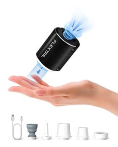 FLEXTAILGEAR Tiny Pump 2X Vacuum Bag Pump with 1300mAh Battery Mini Air Pump 0.2 lbs Type C Rechargeable to Inflate Deflate for Pool Floats Air Bed Air Mattress Vacuum storage bags