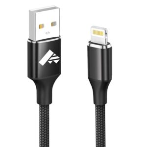 Aioneus iPhone Charger Cable 1M MFi Certified Lightning to USB Cable Nylon Braided iPhone Cable Lead Fast iPhone Charging Cable for iPhone 14 13 12 11 Pro Max Xs Xr X 8 7 6S 6 Plus 5S SE
