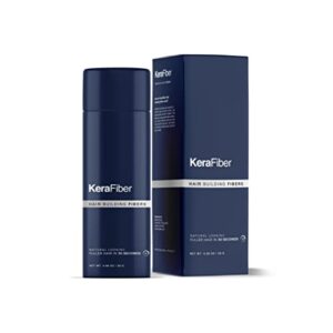 Hair Fibres Dark Brown by KeraFiber Professional-Natural Keratin Hair Building Fibres for Men and Women