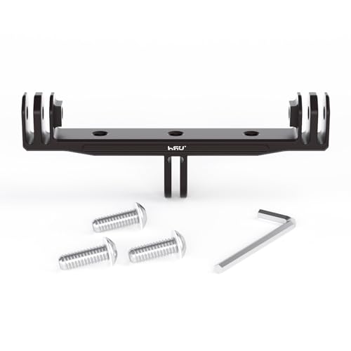 HSU Aluminum Twin Camera Mount for GoPro
