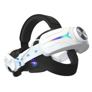 ARCELI Quest 3 Head Strap with Battery -8000mAh Adjustable Quest 3 Battery Strap with RGB Light