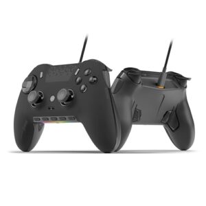 SCUF ENVISION Wired PC Only Gaming Controller - Five Remappable G-Keys - Remappable Back Paddles - iCUE Compatible - Black