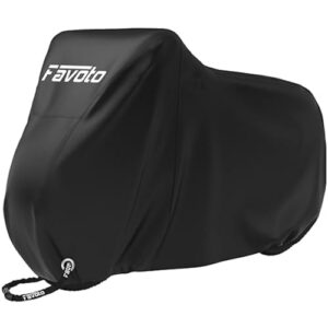 Favoto Bike Cover waterproof outdoor - 210T Bicycle Cover for 2 bikes - 29 Inch UV Protection Windproof Dustproof
