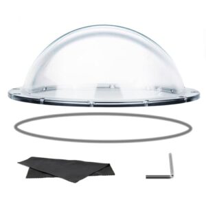 GEPULY Repair Replacement Parts Dome Port Accessories for Gopro Hero 12 11 10 9 8 7 6 5 4 3 Includes Dome Cover Case/L Spanner/Clean Cloth