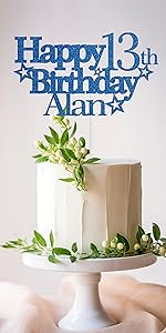 Happy Birthday Cake Topper