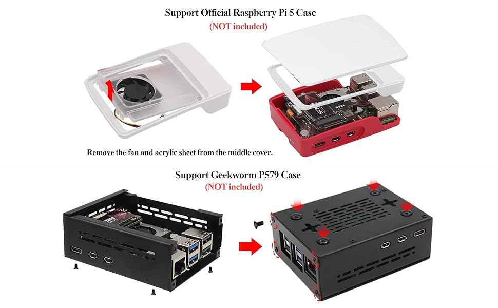 Raspberry Pi 5 abs case