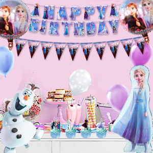 frozen themed party decorations