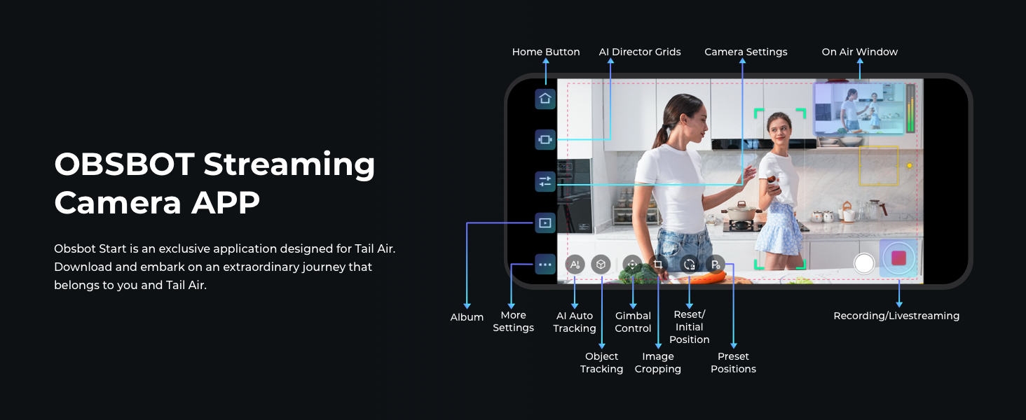 Tail Air AI StreamingCam