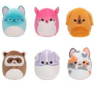 Squishville by Original Squishmallows Perfect Pals Squad Plush - Six 2-inch Squishmallows Plush Including Charlice