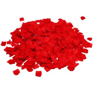 TANNESS 1500 Pcs Rose Petals | Artificial Flowers Petals | Fake Rose Petals for Romantic Decorations | Rose Petals for Bedroom Decor | Fake Flowers for Valentines Decorations Anniversary Decorations