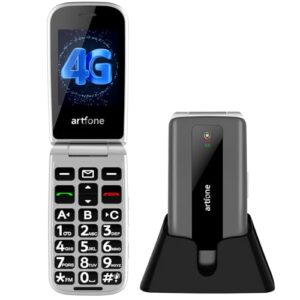 artfone F30 4G Senior Flip Mobile Phone for Older People