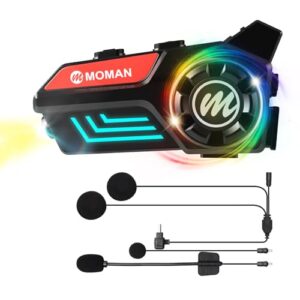Moman Motorcycle Helmet Headset