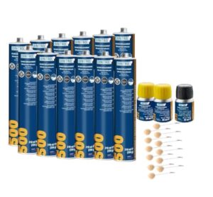 WOL DINITROL 500 WINDSCREEN FITTING KIT BONDING ADHESIVE GLUE SEALANT GLASS OEM DIN23