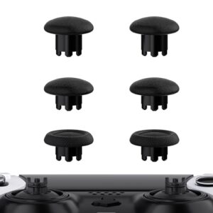 eXtremeRate Black Replacement Swappable Thumbsticks for PS5 Edge Controller