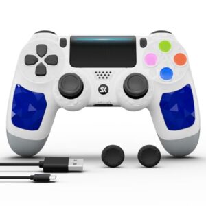 Wireless Controller for PS4 Multi-Platform Controller Compatible with PS4/Pro/Slim/PC/iOS/Android/MacOS